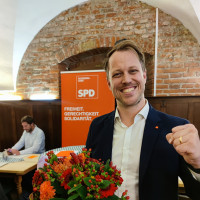 Vorläufiges Endergebnis der Landratswahl. Fabian Wamser holt 14490 Stimmen und damit ein zweistelliges Ergebnis.